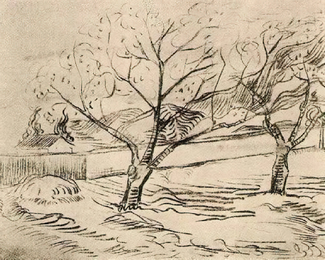 Vincent van Gogh Posters: A Curator's Guide to Collecting Museum-Quality Prints - Two Trees by Vincent van Gogh