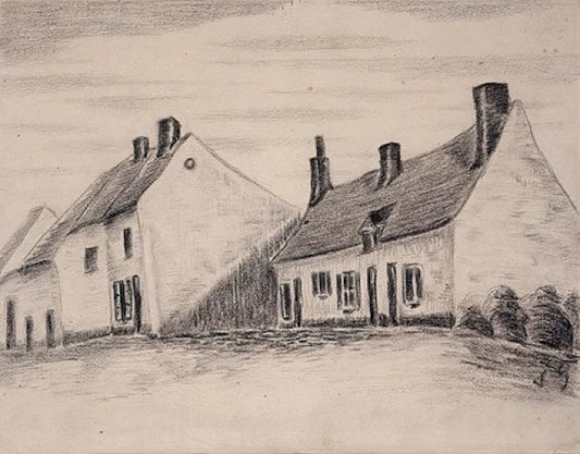 Vincent van Gogh: The Tormented Genius Who Transformed Modern Art - A Zandmennik house by Vincent van Gogh