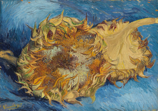 Vincent van Gogh: The Tormented Genius Who Transformed Modern Art - Still Life with Two Sunflowers by Vincent van Gogh