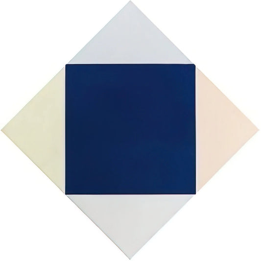 Vintage Max Bill: The Swiss Master of Concrete Art and Timeless Design - Blauer kern - 1969 by Max Bill