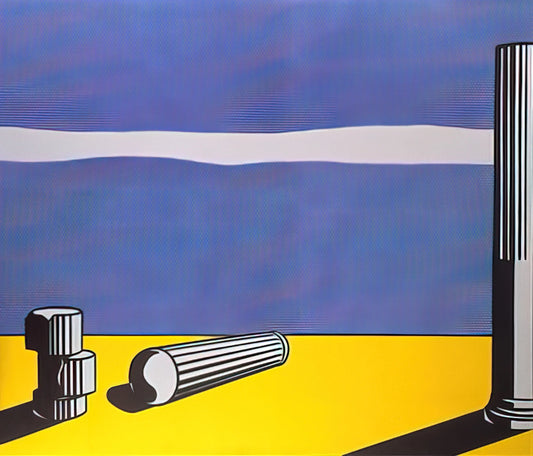 WHAAM! Roy Lichtenstein Poster: The Iconic Pop Art Masterpiece Explained - RUINS 1965 by Roy Lichtenstein