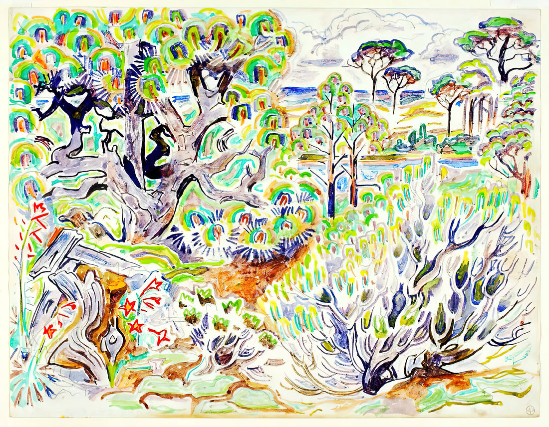 Walter Anderson Crab Print: The Naturalist's Masterpiece of Gulf Coast Art - Walter Anderson by Walter Anderson