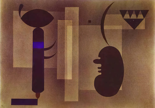 Wassily Kandinsky Famous Artwork: The Abstract Pioneer's Most Iconic Paintings - GLOOMY SITUATION 1933 by Wassily Kandinsky
