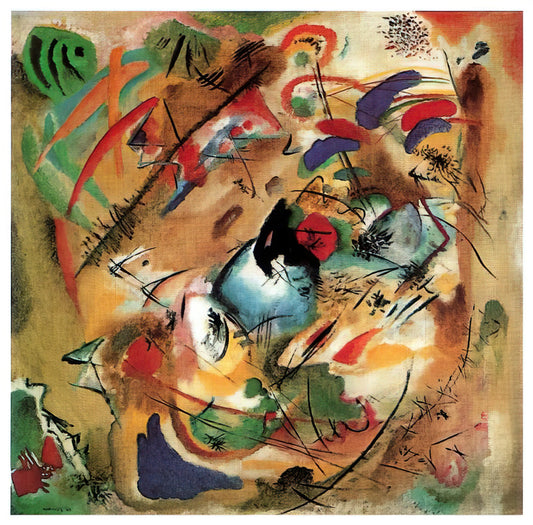 Wassily Kandinsky Posters: A Journey into Abstract Expressionism - IMPROVISATION DREAMY 1913 by Wassily Kandinsky