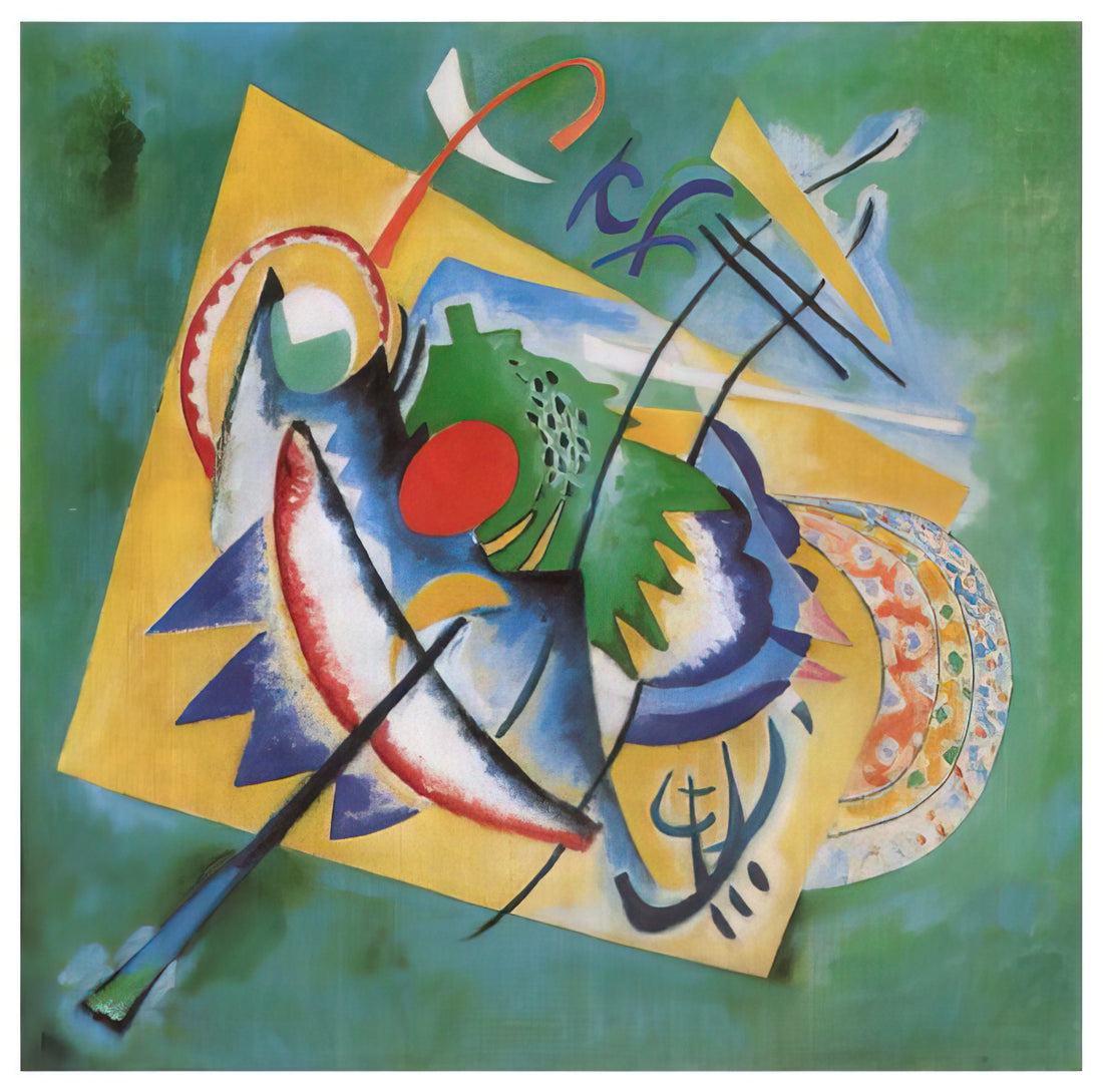 Wassily Kandinsky Prints for Sale: A Curator's Guide to Collecting Abstract Masterpieces - RED OVAL 1920 by Wassily Kandinsky