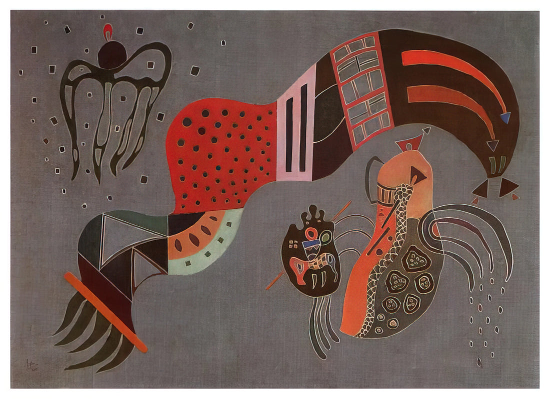 Wassily Kandinsky Sculpture: The Abstract Pioneer's Lesser-Known Three-Dimensional Work - TEMPERED ELAN 1944 by Wassily Kandinsky