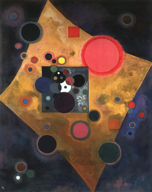 Wassily Kandinsky's Most Famous Artwork: A Curator's Guide to His Iconic Paintings - ACCENT ON ROSE 1926 by Wassily Kandinsky