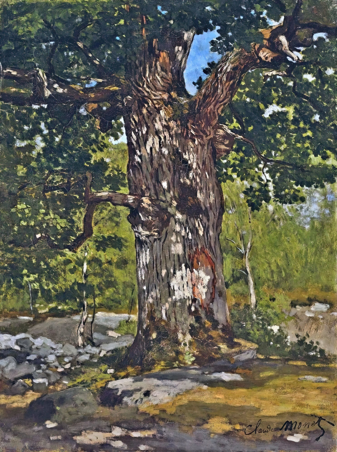 Water Lilies 1919: Claude Monet's Final Vision of Giverny - The Bodmer Oak by claude monet