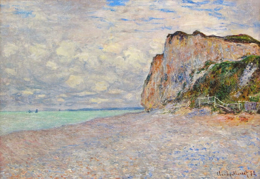 Water Lilies by Monet: The Definitive Guide to His Iconic Series - Cliffs near Dieppe by claude monet