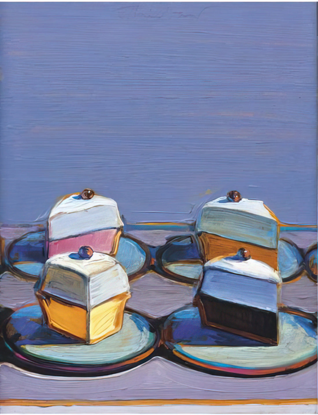 Wayne Thiebaud Cakes: A Delicious Exploration of Pop Art's Sweetest Icon - Meringue Mix - 1999 by Wayne Thiebaud