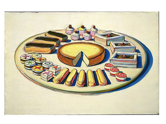 Wayne Thiebaud Etchings: Exploring the Printmaker's Delicious Graphic World - French Pastries - 1963 by Wayne Thiebaud