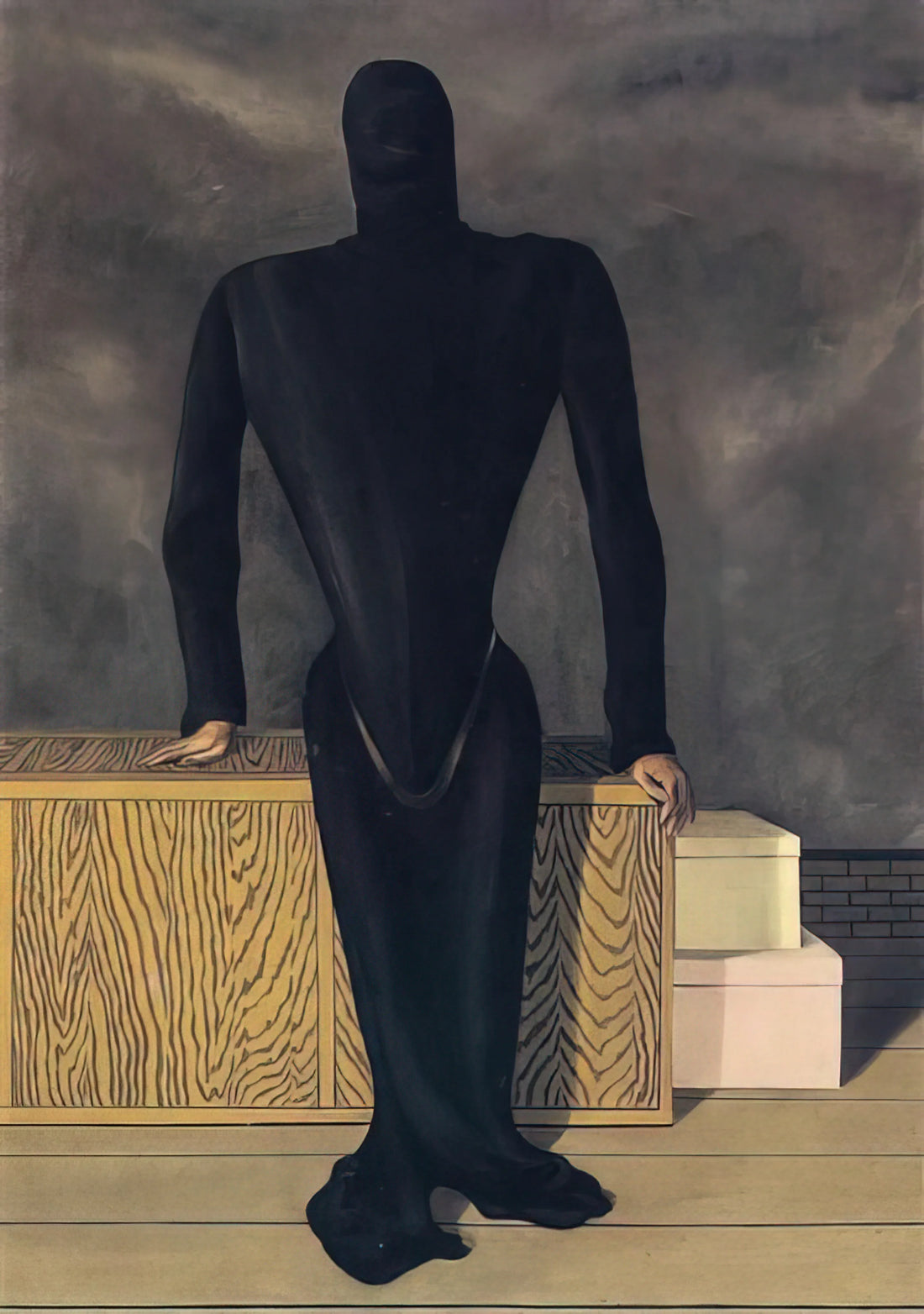 WikiArt Magritte: Exploring René Magritte's Surrealist Legacy Through Digital Archives and Museum-Quality Prints - THE FEMALE THIEF 1927 by Rene Magritte