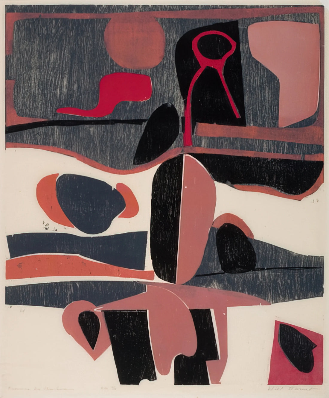 Will Barnet Prints: A Collector's Guide to the American Modernist's Enduring Legacy - Province by the Sea - 1959 United States by Will Barnet