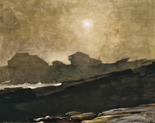 Winslow Homer Paintings at the Met: A Curator's Guide to His Masterpieces - THE ARTISTS STUDIO IN AFTERNOON FOG 1894 by Winslow Homer
