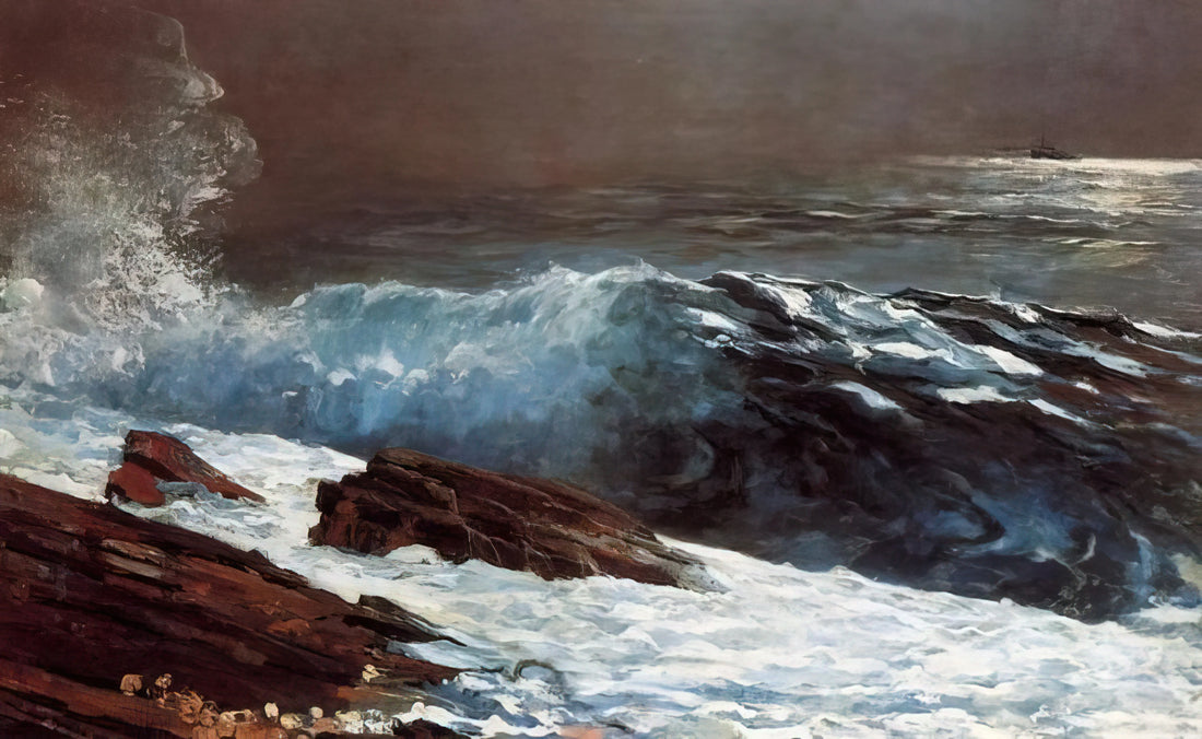 Winslow Homer's Mink Pond: A Masterpiece of American Realism and Natural Observation - SUNLIGHT ON THE COAST by Winslow Homer