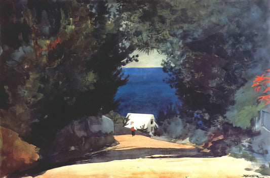Winslow Homer's Song of the Lark: An American Masterpiece of Light and Labor - ROAD IN BERMUDA by Winslow Homer