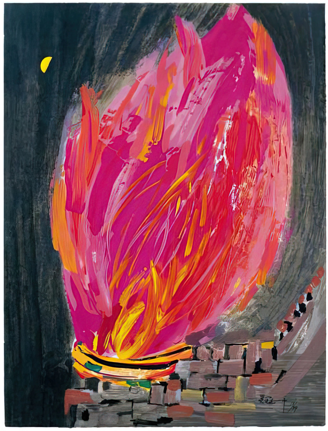 Wu Guanzhong: Learning from the Master - How a Chinese Artist Bridged Eastern and Western Traditions - Torch - 2008 by Wu Guanzhong