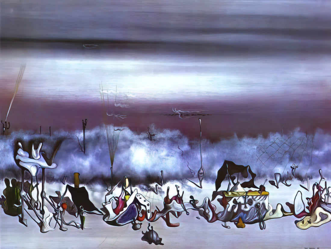 Yves Tanguy: The Surrealist Visionary and His Dreamlike Paintings - The Ribbon of Extremes by Yves Tanguy