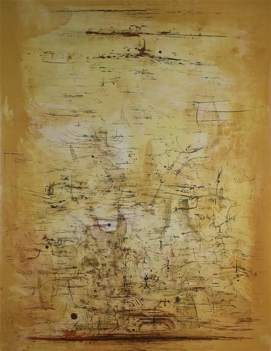 Zao Wou-Ki Paintings Price: A Collector's Guide to Value, Market Trends & Investment Insights - VOL D OISEAUX 1954 by Zao Wou-Ki