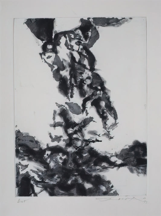 Zao Wou-Ki Prints: A Collector's Guide to the Master of Lyrical Abstraction - THE PROPHET 1992 by Zao Wou-Ki