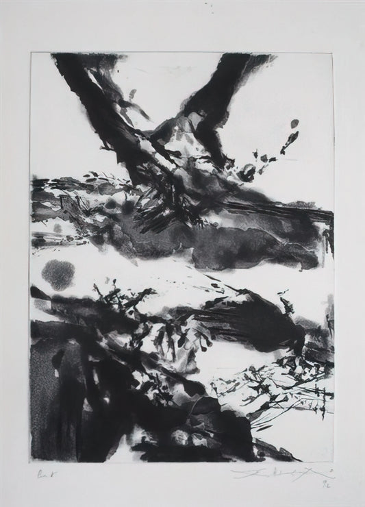Zao Wou-Ki at Sotheby's: Understanding the Market and Legacy of a Modern Master - FLASHES 1992 by Zao Wou-Ki