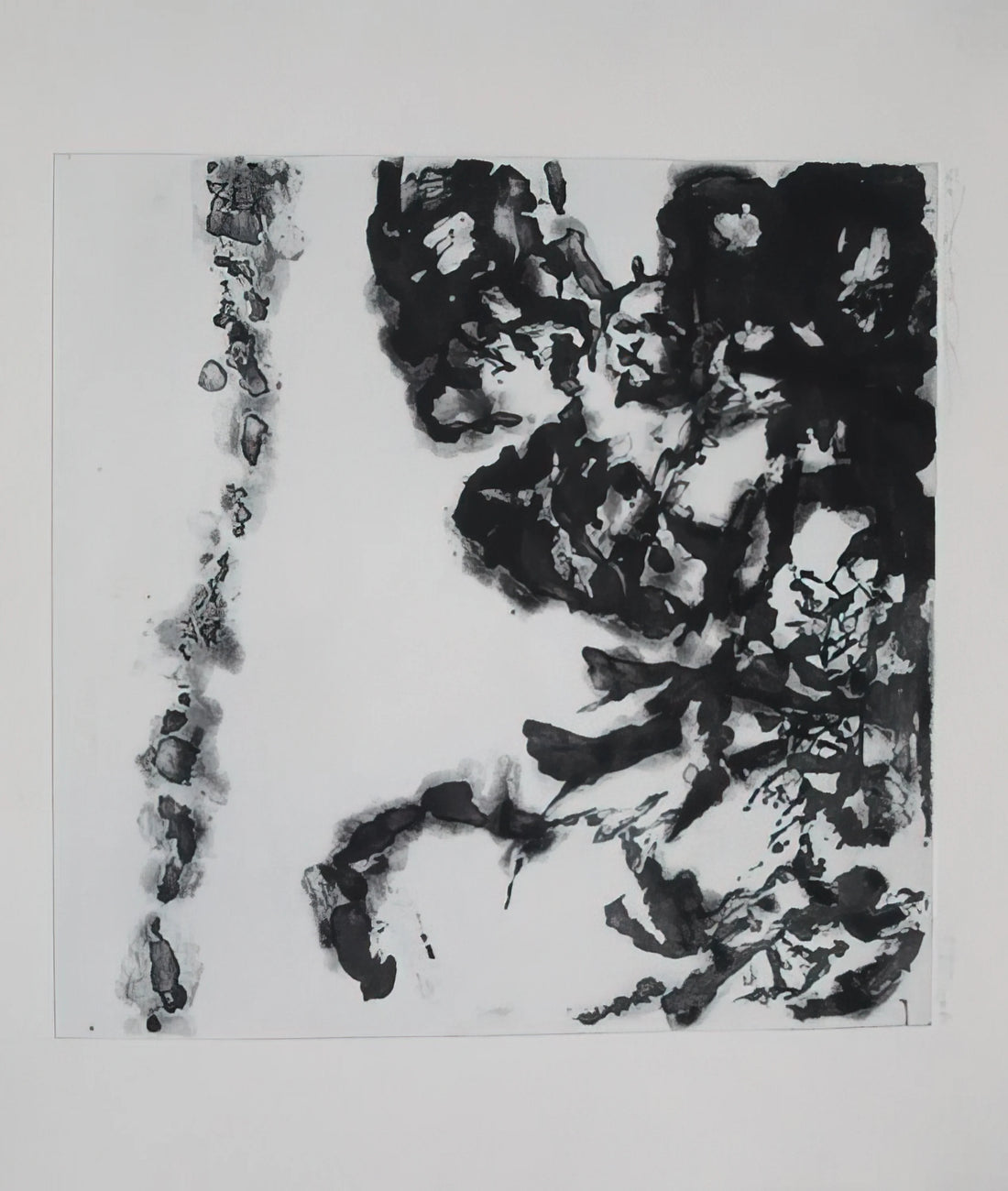 Zao Wou-Ki: The Master of Lyrical Abstraction Who Bridged East and West - EULOGY ON THE EXTREMELY DELICATE THINGS 1993 by Zao Wou-Ki