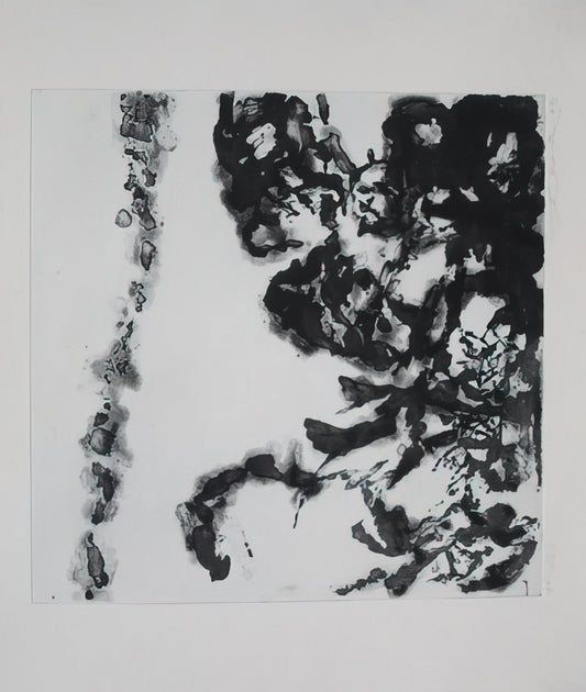 Zao Wou-Ki: The Master of Lyrical Abstraction Who Bridged East and West - EULOGY ON THE EXTREMELY DELICATE THINGS 1993 by Zao Wou-Ki