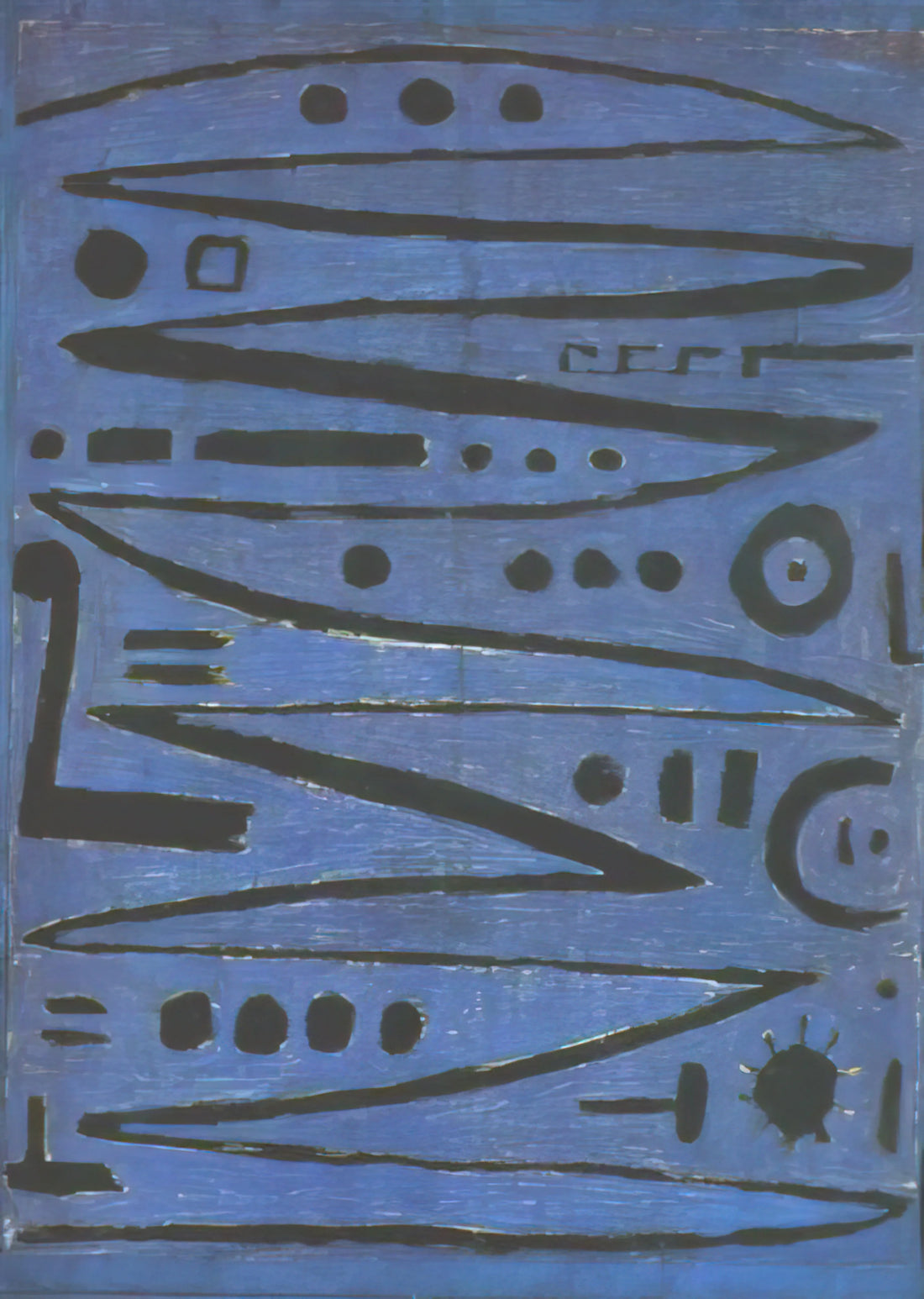 Zentrum Paul Klee Museum: A Journey into the Artist's Universe - HEROIC FIDDLING 1938 by Paul Klee