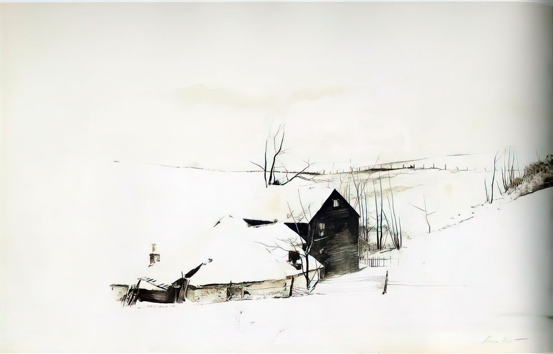 What Makes Andrew Wyeth's 'Around the Corner' Print a Timeless Masterpiece?