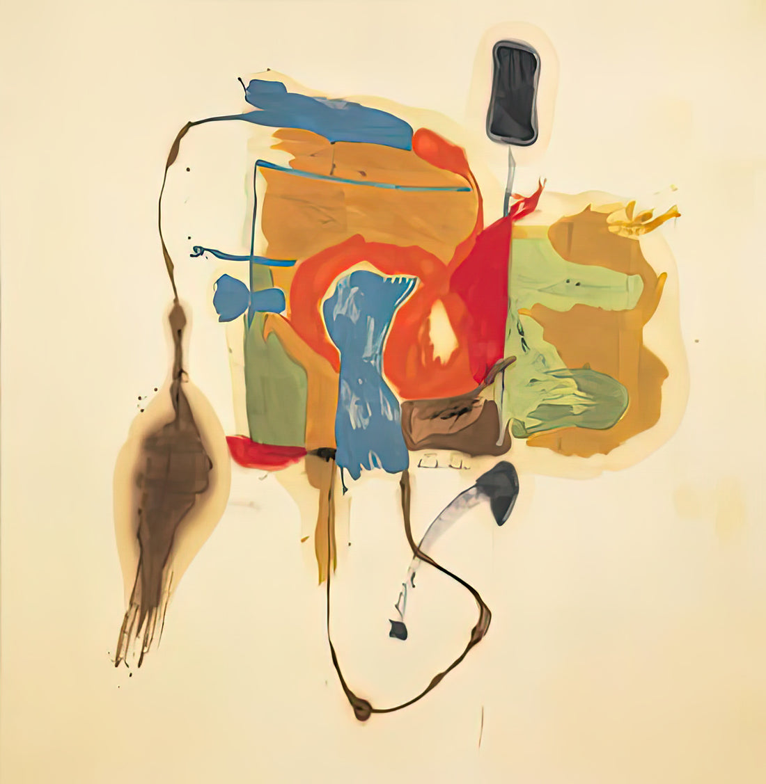 What Is Helen Frankenthaler's 'Blue Form in a Scene' and Why It Captivates Collectors?