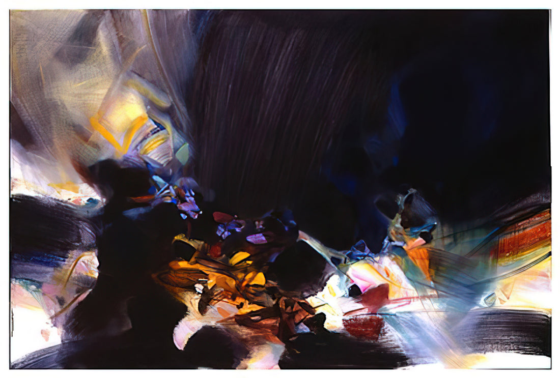 Was macht Chu Teh-Chuns 'Composition Abstraite N°44' so besonders in der Welt der abstrakten Kunst?