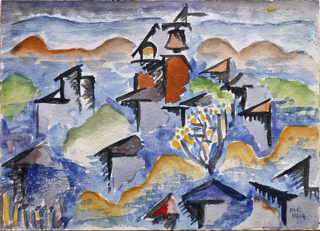Was ist der Hintergrund des Kleiderständers von Man Ray?