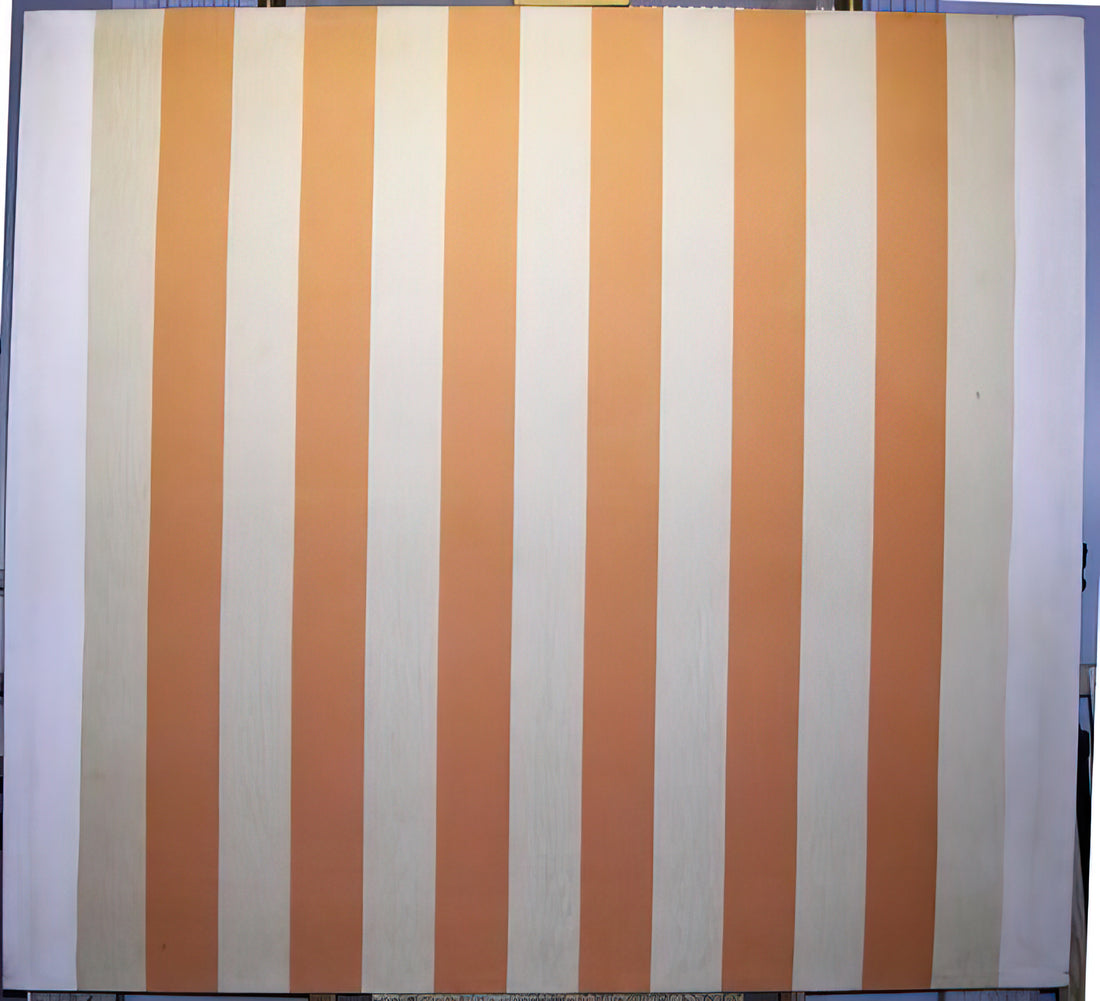Was ist das Besondere an Daniel Burens "Peinture Suspendue, Acte II"?
