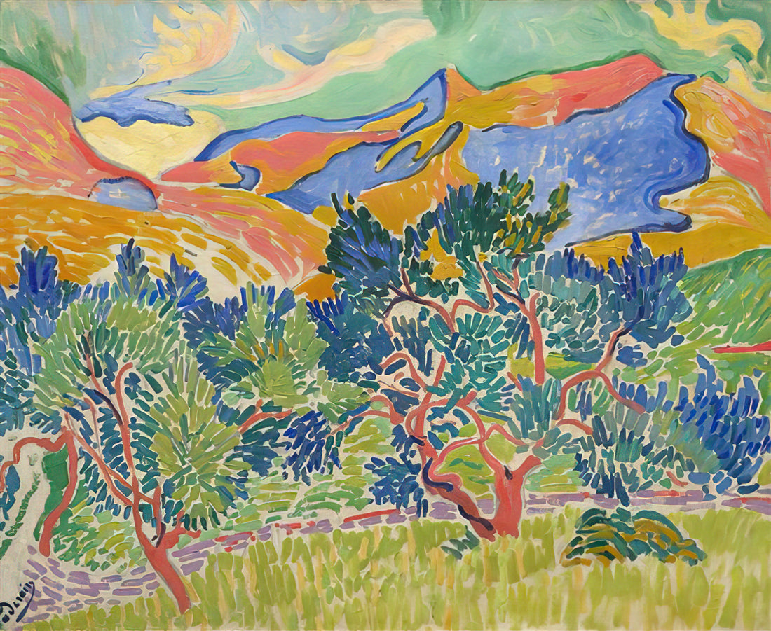What Makes André Derain’s Mountains at Collioure a Masterpiece of Fauvism?