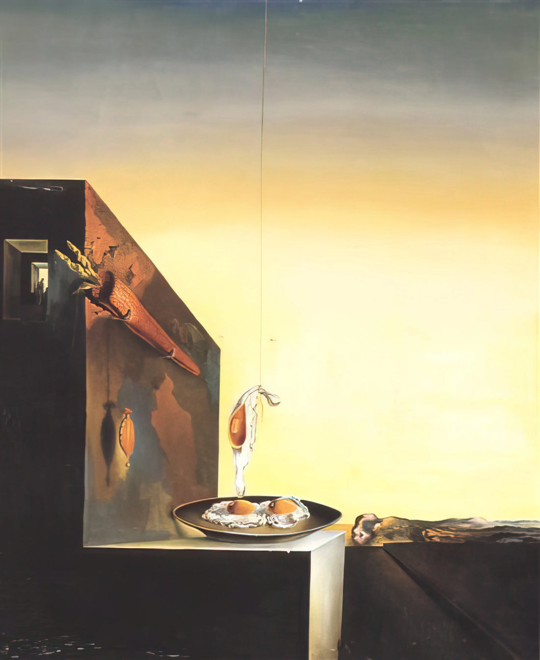 eBay Salvador Dalí Lithographs: A Collector's Guide to Authenticity, Value, and Risk - EGGS ON PLATE WITHOUT THE FLAT by Salvador Dali