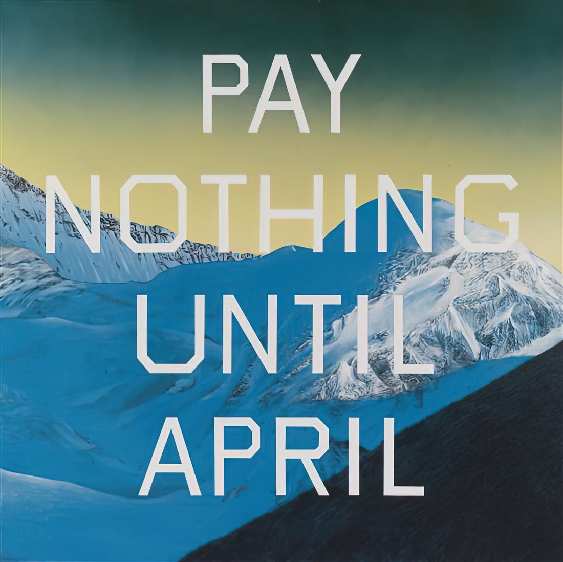 What Does Edward Ruscha’s 'Pay Nothing Until April' Reveal About His Artistic Vision?