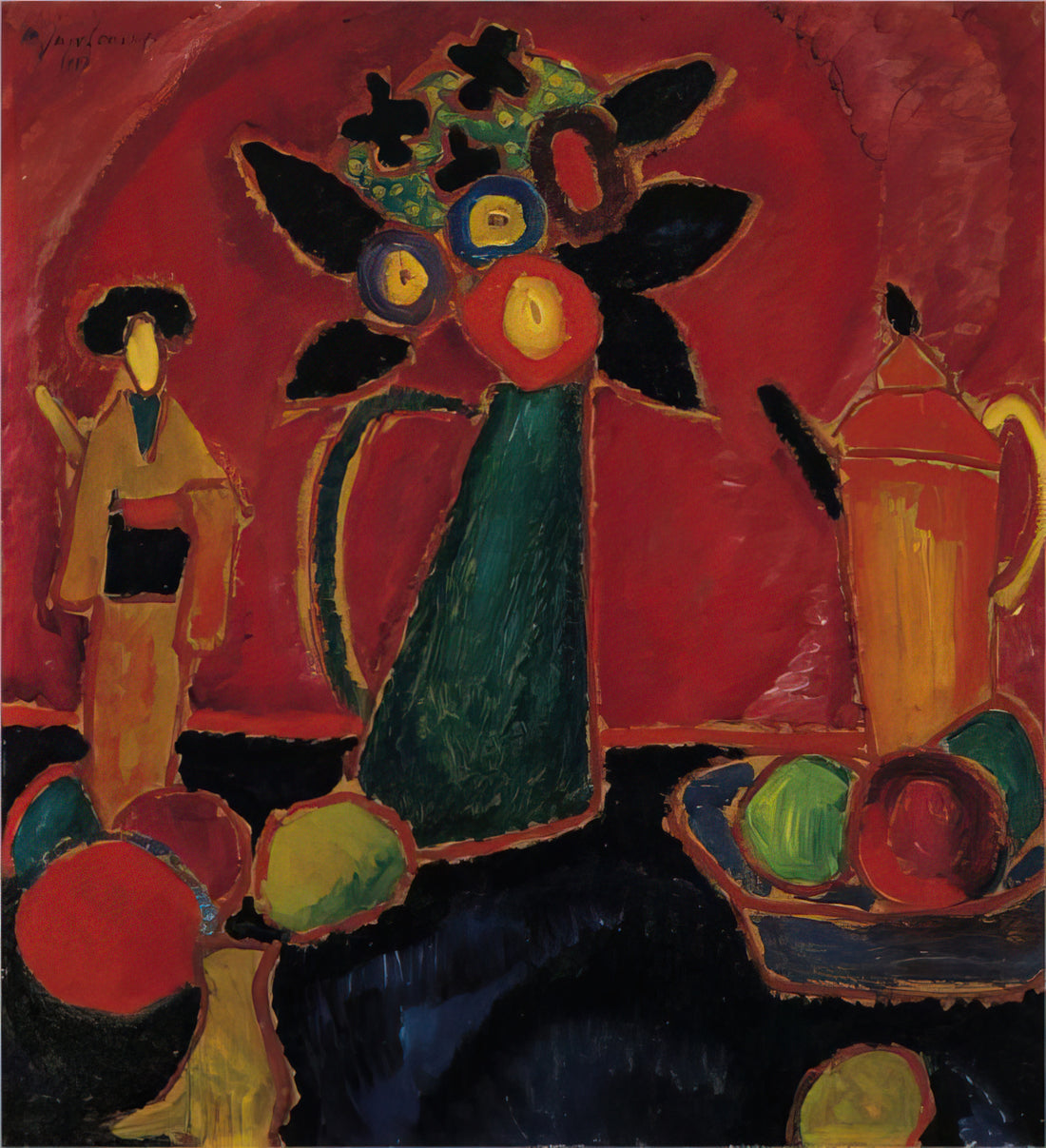 Alexej von Jawlensky: Die Bedeutung hinter 'Frauenkopf mit Blumen im Haar'