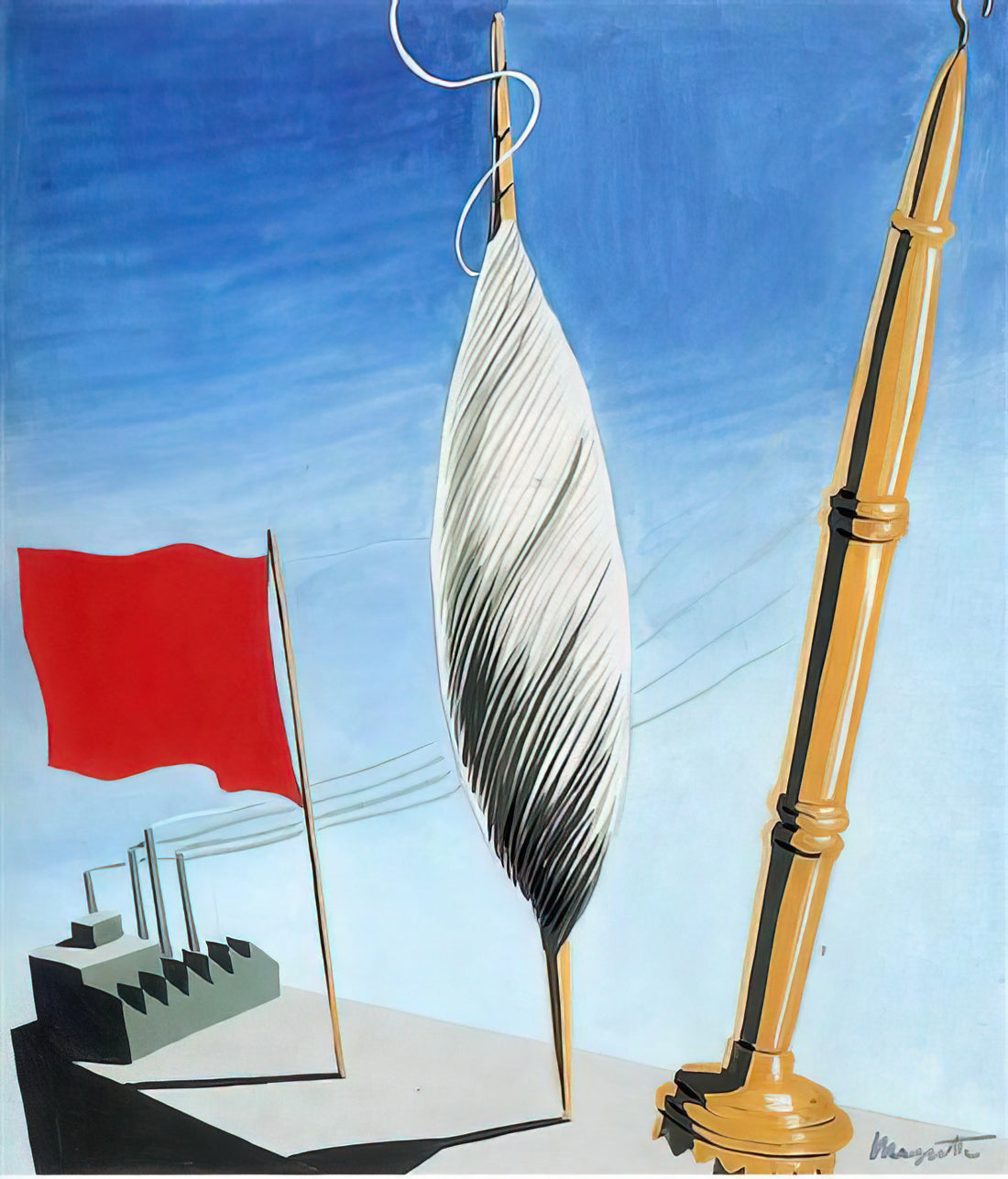 Was macht einen Kunstdruck von René Magritte so besonders?