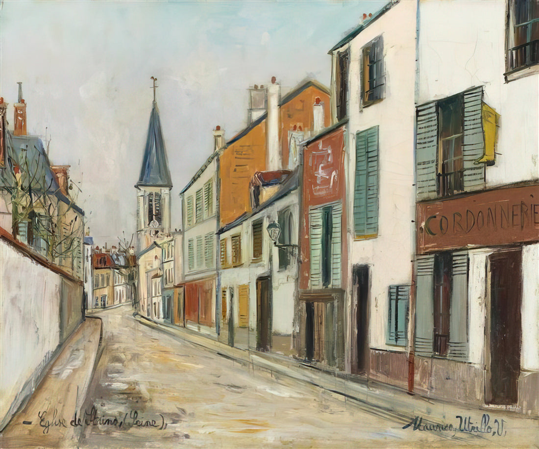 Warum sind die Straßen von Montmartre in den Gemälden von Maurice Utrillo so besonders?