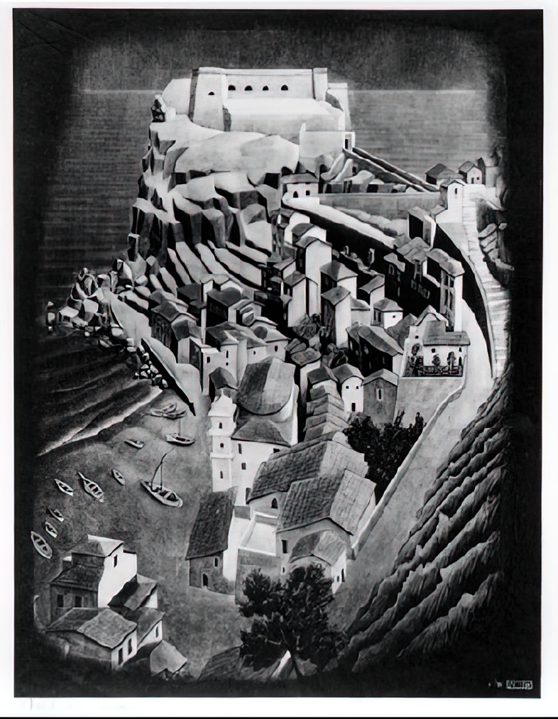 Was ist das Besondere am Möbiusband von M.C. Escher?