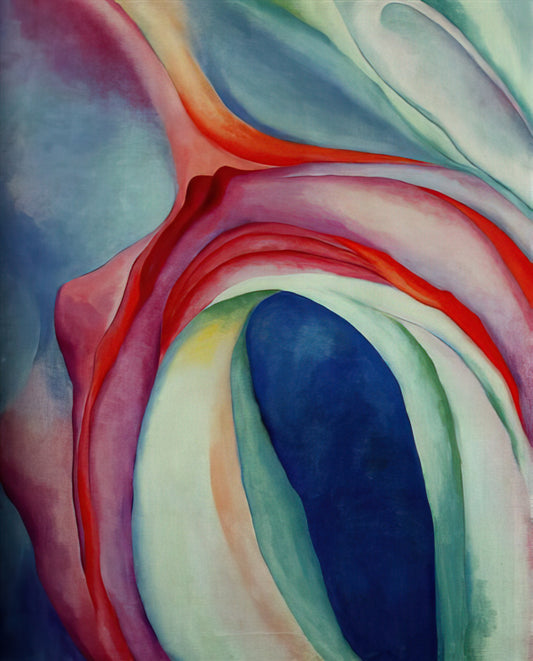 What Does Georgia O’Keeffe’s *Music—Pink and Blue* Reveal About Her Artistic Vision?