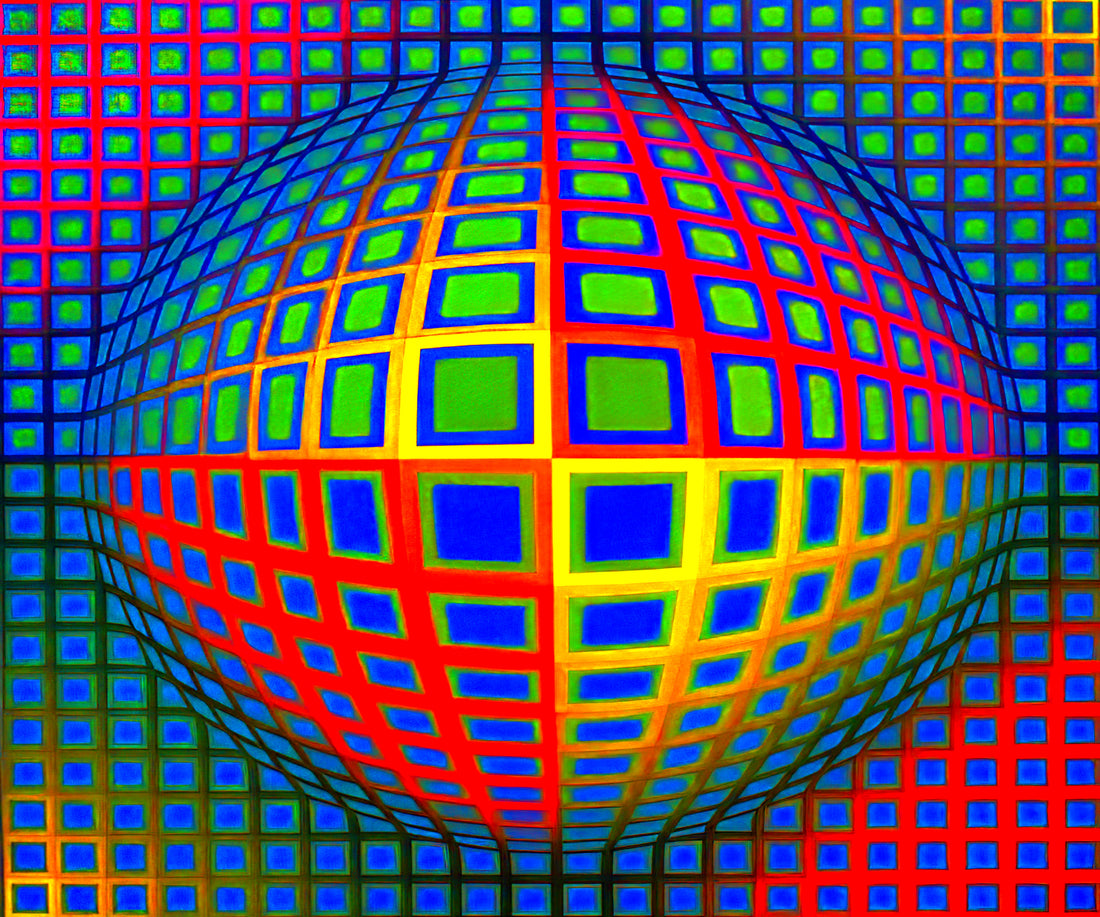 Was ist Op Art Victor Vasarely? Eine umfassende Analyse