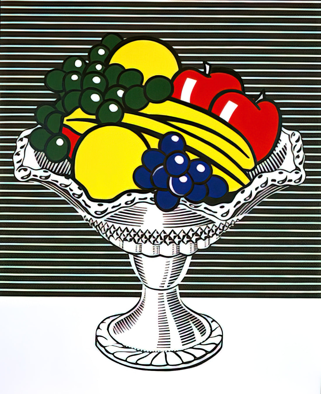 What Makes Roy Lichtenstein’s Still Life with Crystal Bowl a Masterpiece of Pop Art?