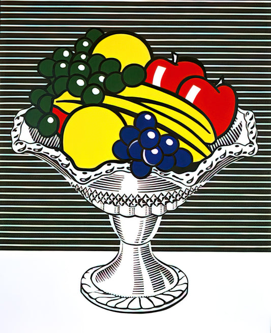 What Makes Roy Lichtenstein’s Still Life with Crystal Bowl a Masterpiece of Pop Art?