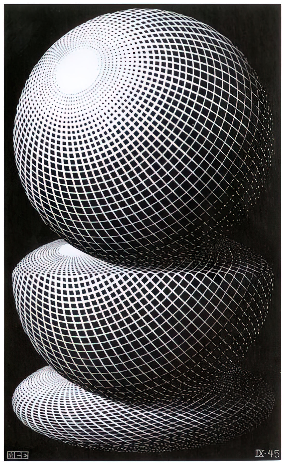 What Are the Secrets Behind M.C. Escher’s Three Spheres I?