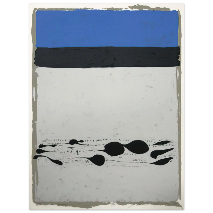 Adja Yunkers - Passages Des Soupias - 1973  75x100 cm / 30x40inches Fine Art Poster