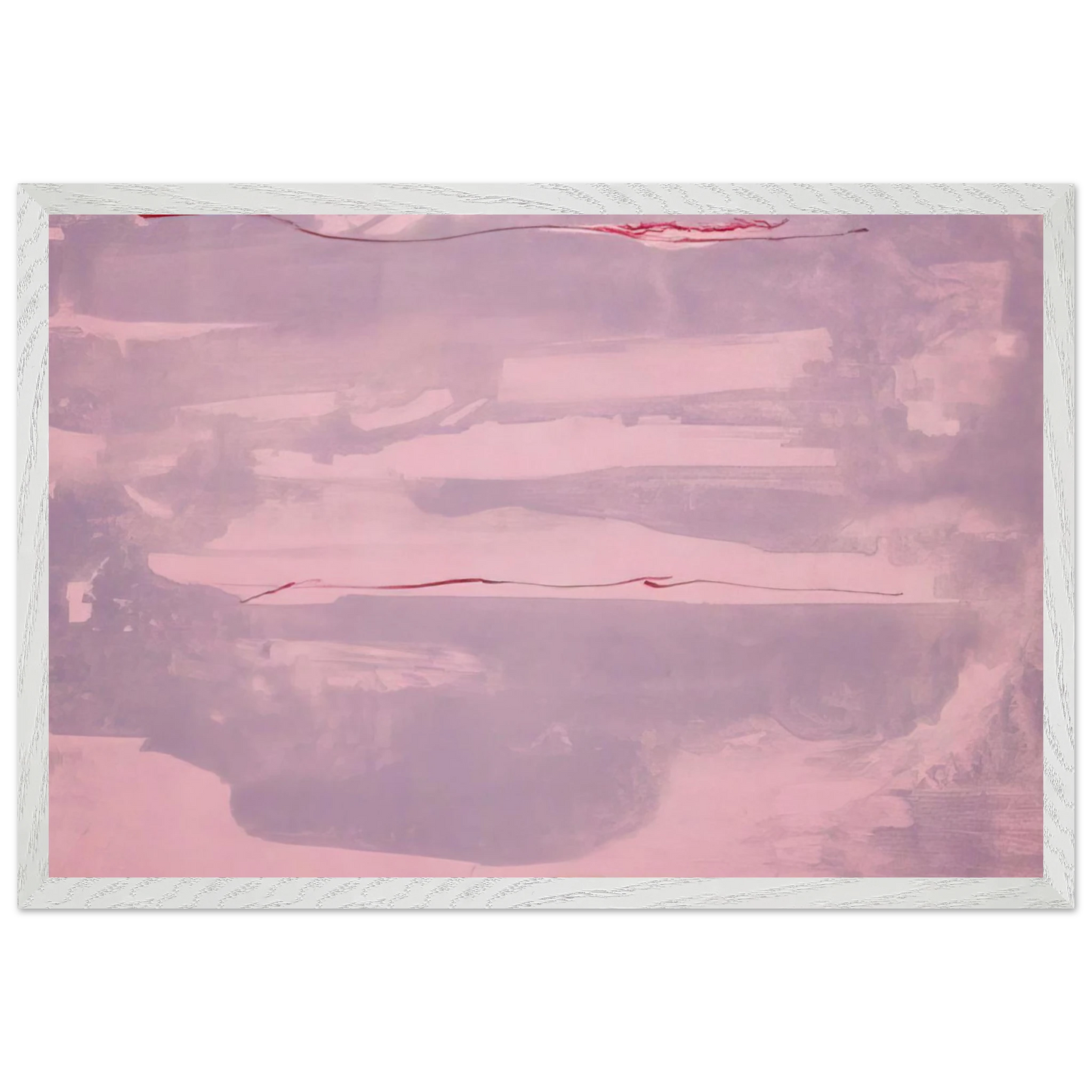 Helen Frankenthaler - Dream Walk - 1977 Wall art - A1 (59.4 x 84.1  cm) - Premium Wooden Framed Poster With Fine Art Paper-canvas - Black frame