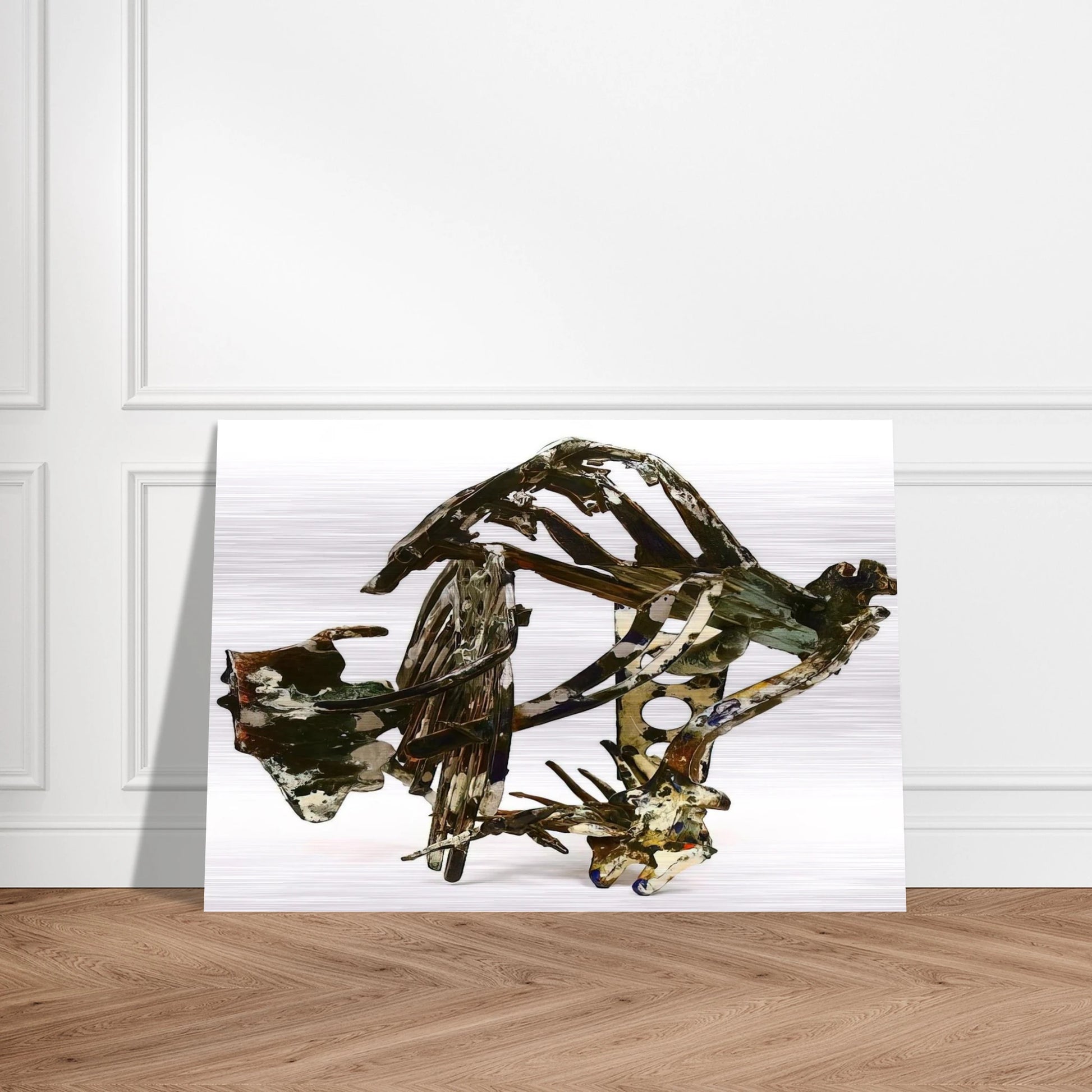 Wax Works IX - 1987 - Nancy Graves Brushed Aluminum Print - 70x100 cm / 28x40 inches | Nancy Graves Aluminum Print | Nancy Graves Prints