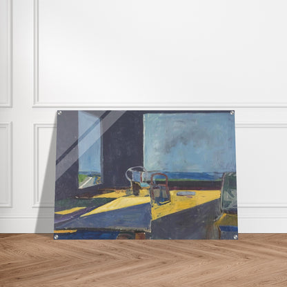Interior with View of the Ocean - Richard Diebenkorn Acrylic Print - 70x100 cm / 28x40″ inches