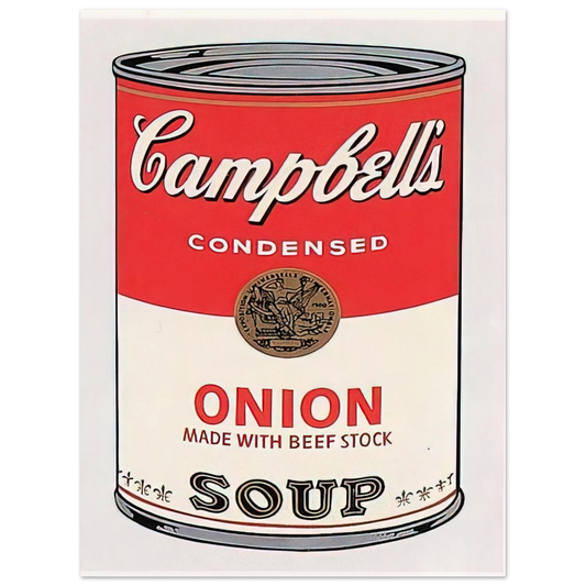Andy Warhol - Campbell's Soup Can  onion  Fine Art Poster